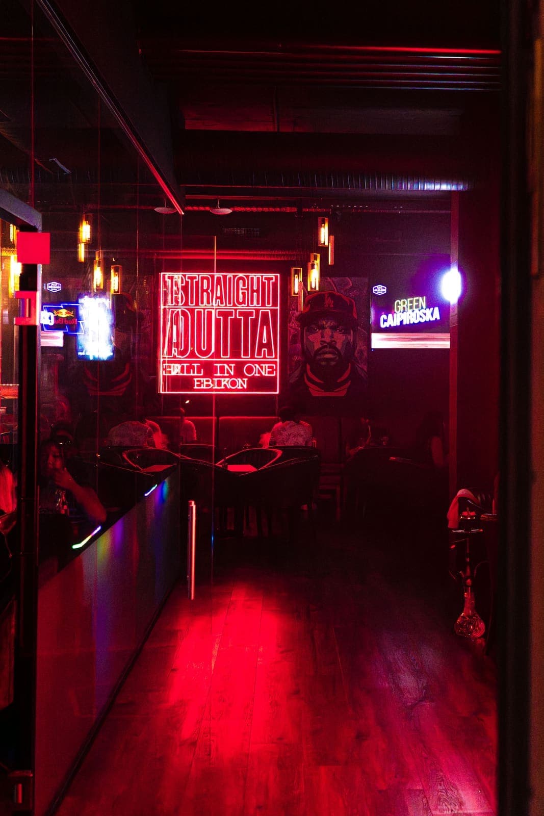 An event moment at the All in One Bar