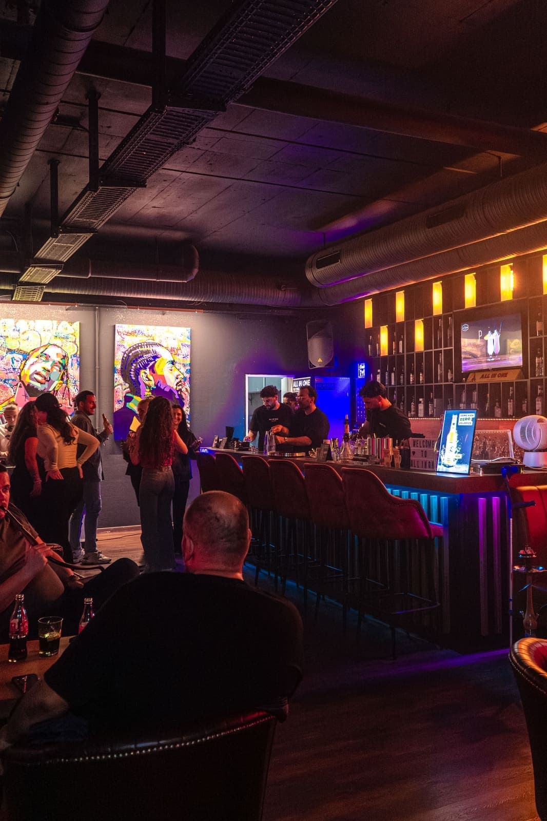 DJ set at the All in One Bar