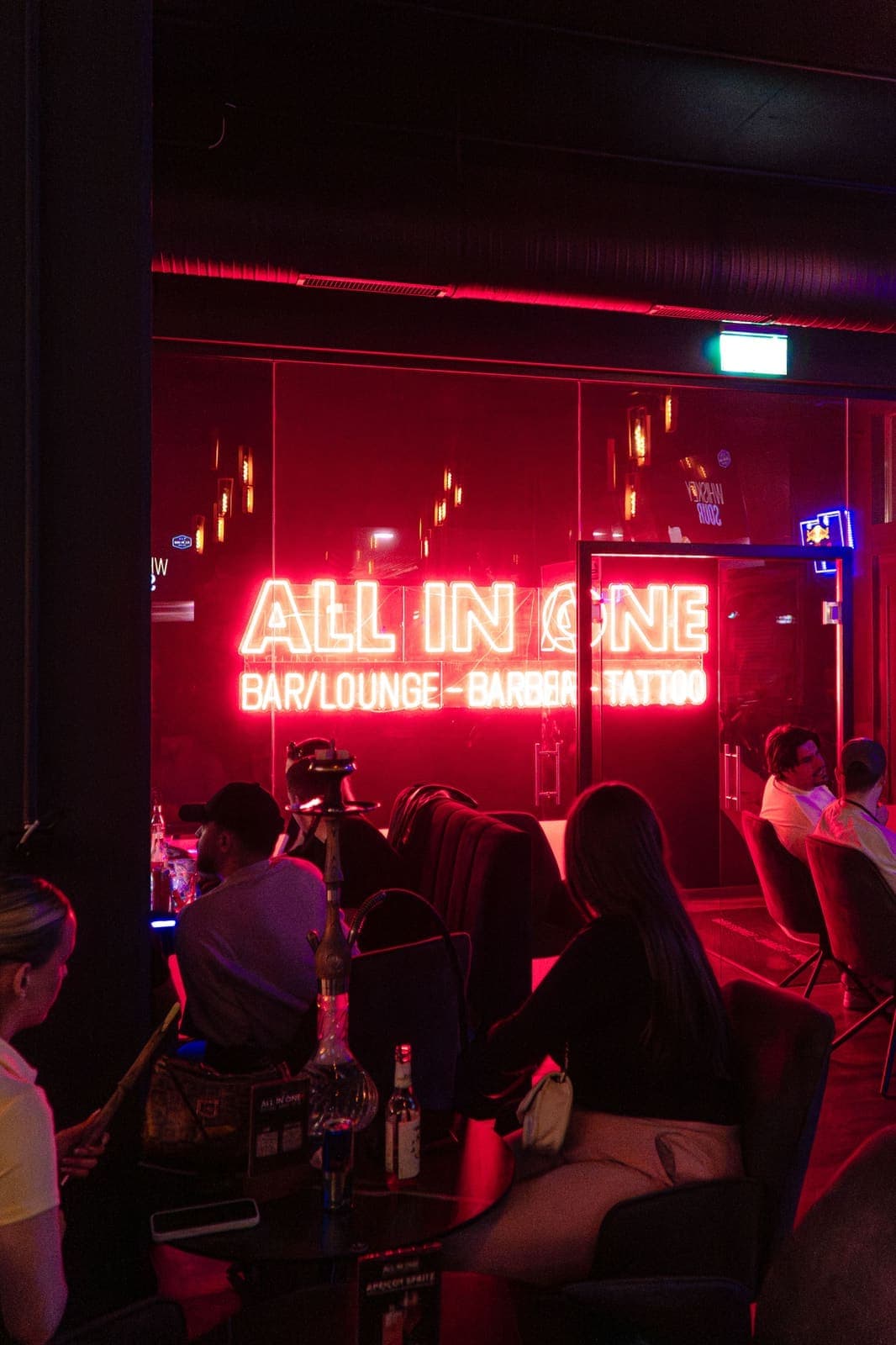 An event moment at the All in One Bar