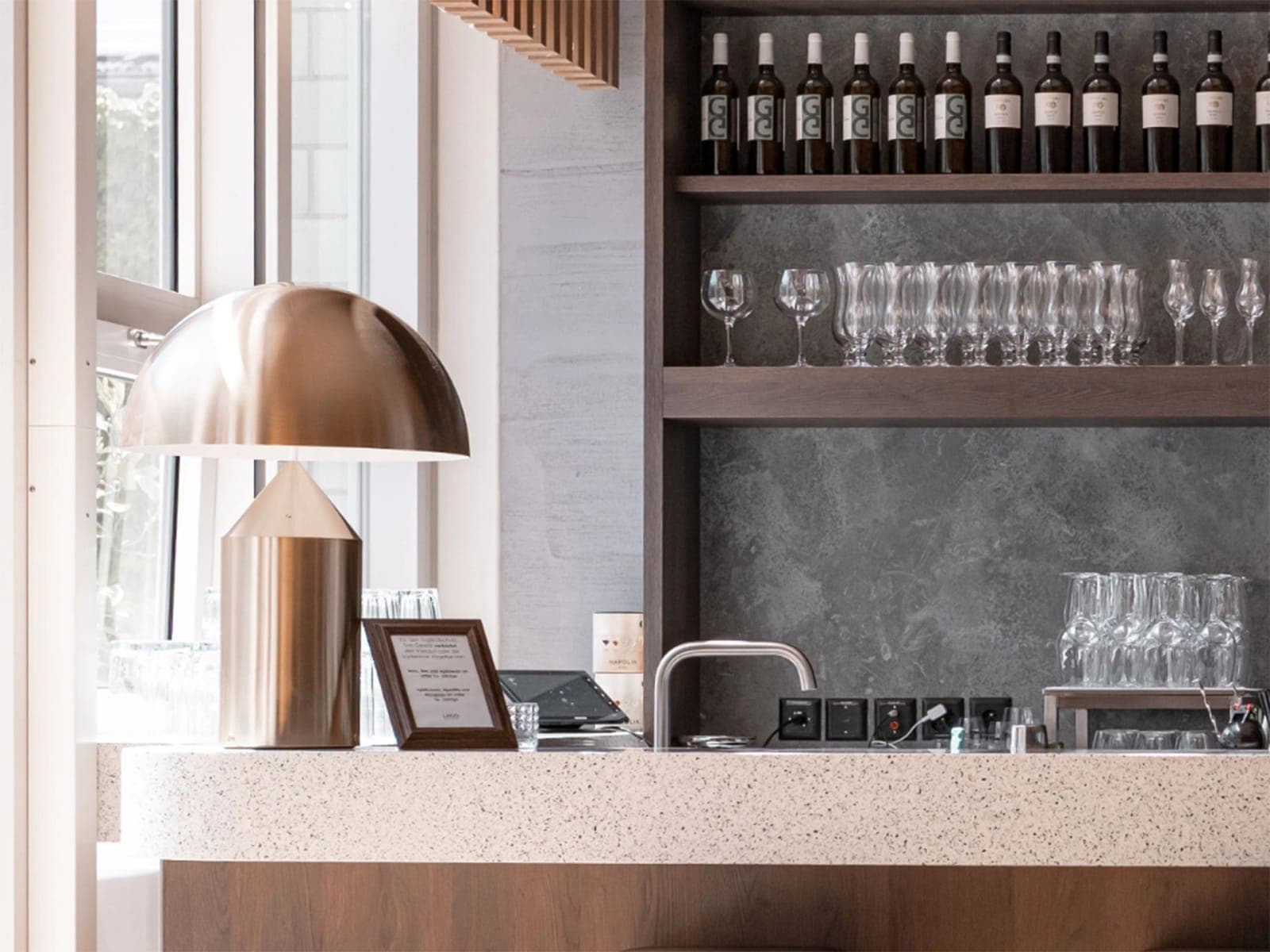 Bar counter at Bar & Lounge LAGO