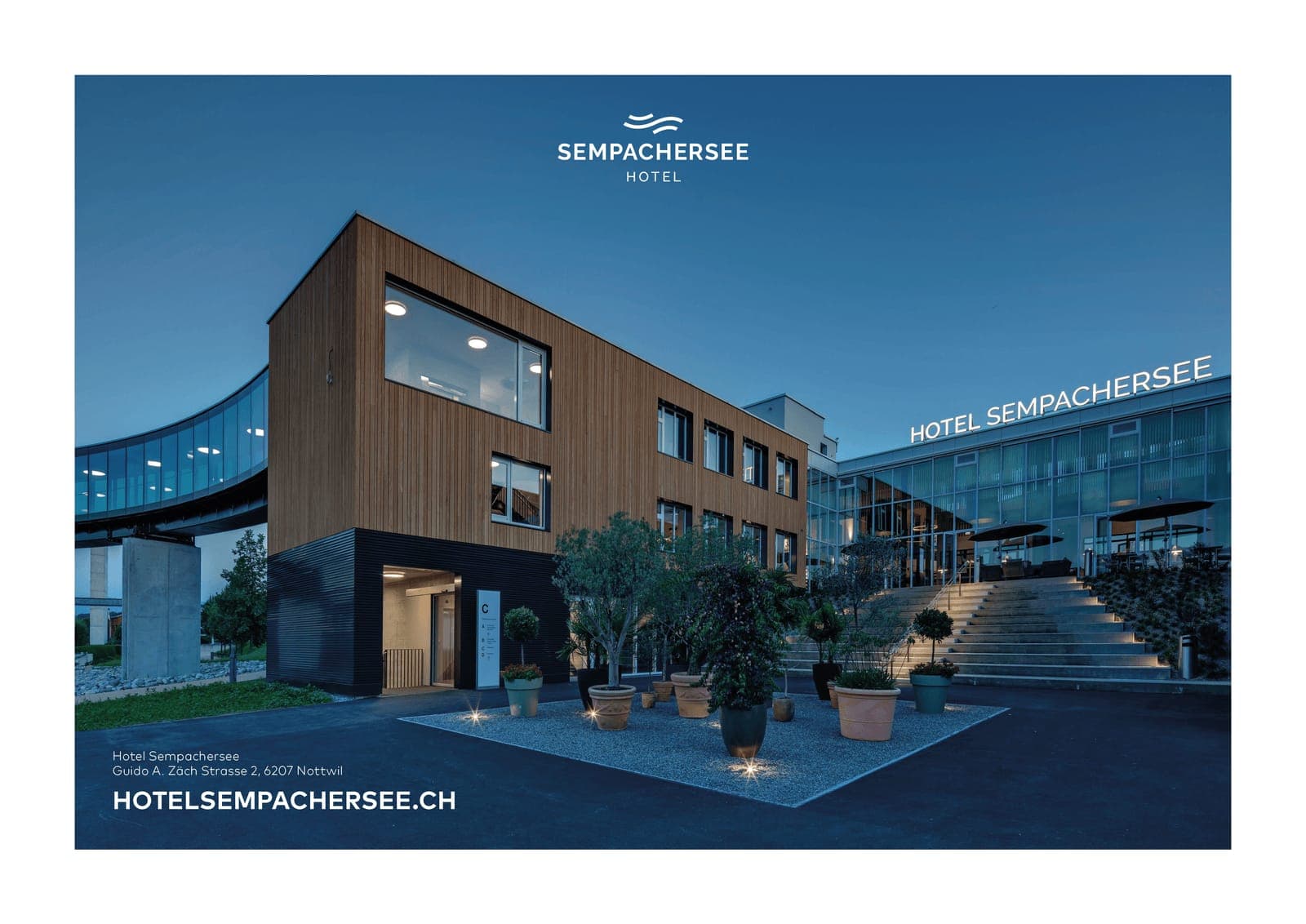Hotel Sempachersee sales folder, page 1