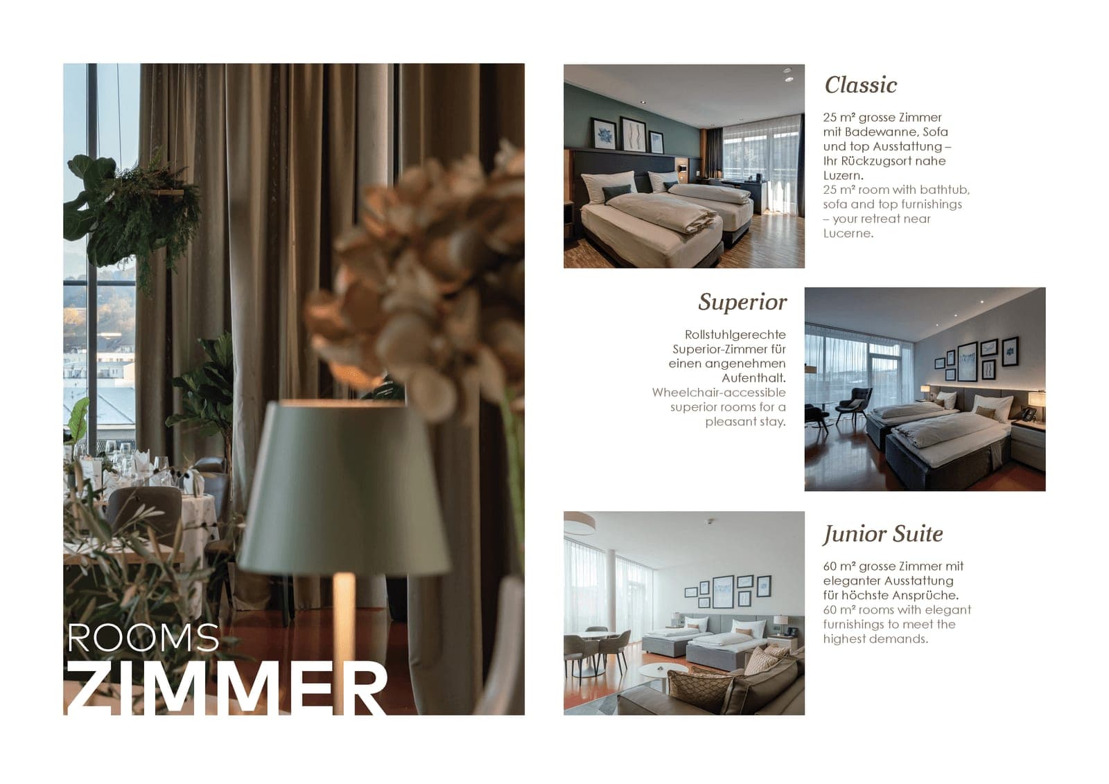Hotel Sempachersee sales folder, page 4